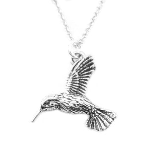 KEVIN N ANNA Sterling Silver Hummingbird Charm Pendant Necklace, 18"