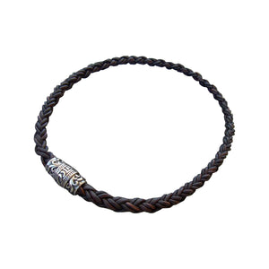 Urban Survival Gear USA Thick Braided Leather Necklace - Ultimate Leather Necklace Cord with Clasp - Chain for Men with Added Comfort - Available in 16,18,20,22 inches or Custom
