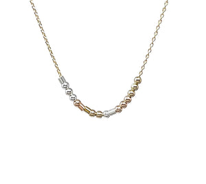 JENNYANDJUDE Custom FINE CHAIN Small Bar Gold Fill Morse Code Necklace also in Silver and Rose Gold | Minimalist Personalized Jewelry | Secret Message | Gift for Her