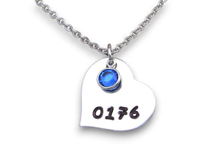 Policewoman Necklace with Custom Badge Number, Police Wife, Mom, Daughter Jewelry