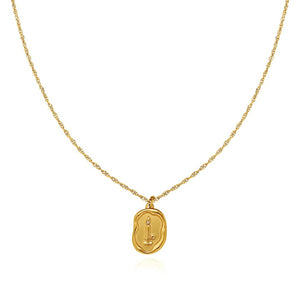 ArixGlvm Gold Pendant Necklace for Women, Vintage Candle Cameo Necklace with Cubic Zirconia Accent, Dainty Waterproof Necklace for Personalized Gift