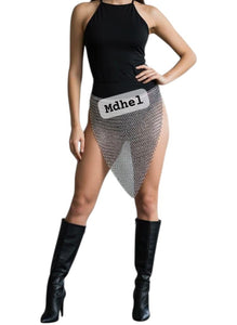 Handcrafted Aluminum Skirt Lightweight Festival Cosplay LARP Butted Metal Panty Armor
