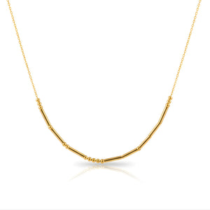 Morse Code Necklace Personalized Name Necklace Hidden Secret Message Customized Beaded Jewelry with Morse Code Beads in 925 Sterling Silver 14K Gold Plated