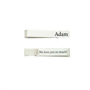 Name Tie Clip Little Boy Tie Clip Boy Tie Bar Personalized Tie Clip Child Tie Clip For Boy Tie Clip Little Boy Gift Toddler Tie Clip Boy Toddler Tie Clip NAME-TIE