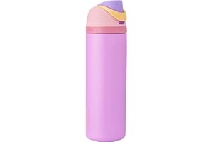 Owala Disney Princess FreeSip Insulated Stainless Steel Water Bottle with Straw for Sports and Travel, BPA-Free Sports Water Bottle, 24 oz, Rapunzel