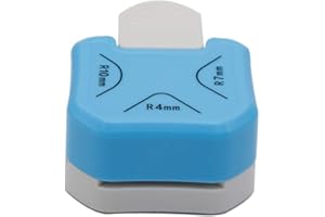QIQQIKIN Paper Corner Rounder 3 in 1 ?R4mm+R7mm+R10mm?? Punches for Crafts? Cutter ?Envelope Punch Board ?Hole Puncher? Laminate, DIY Projects, Photo Cutter,Card Making Scrapbooking and Journaling