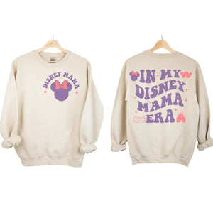 in My Mom E.ra Shirt Mom Shirt M Mouse Mom Sweater Front and Back Hoodie Mama Sweatshirt Mothers Day Tee Gift for Mommy