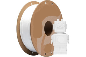 eSUN PLA Basic Filament 1.75mm, 3D Printer Filament High Speed PLA for Fast Printing, 1KG Spool (2.2 LBS) 3D Printing Filament for High Speed 3D Printers, White