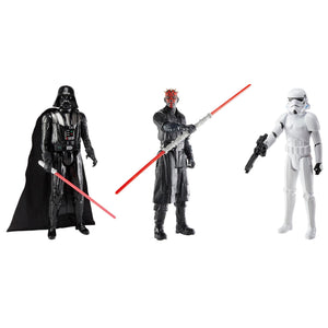 STAR WARS Clash of The Dark Side, 12-Inch Action Figure Set, 3-Pack of Figures & 4 Accessories, Toys for Kids Ages 4 and Up