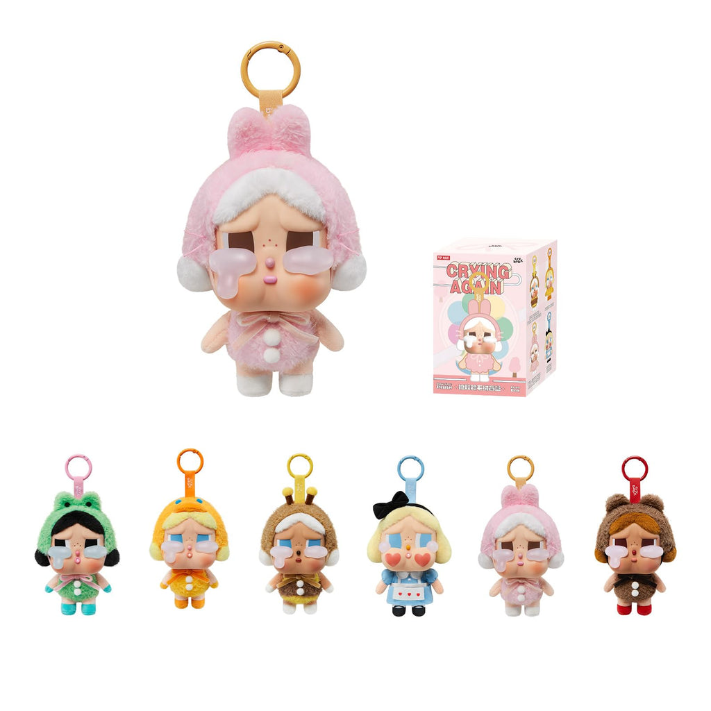 POP MART Crybaby Tears Factory Series - Vinyl Face Plush Blind Box, Random Design Action Figures Collectible Toys Home Decorations, Holiday Birthday Gifts, Single Box