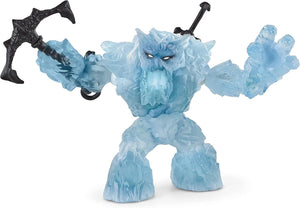 schleich Eldrador Creatures - 2 PC Ice Giant and Weapons Fantasy Toy - Movable Monster Figurine with Battle Anchor and Sword - Durable Ice Beast Collectible Play Figure for Kids 7 + | 70146