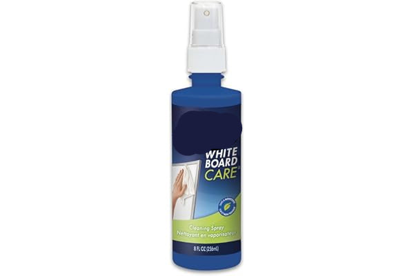 EXPO whiteboard care spray bottle on a white background