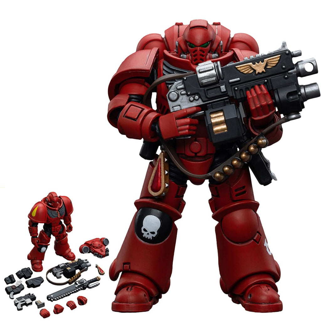 JOYTOY 1/18 Warhammer 40,000 Action Figure Blood Angels Intercessor Collection Model?JT6649