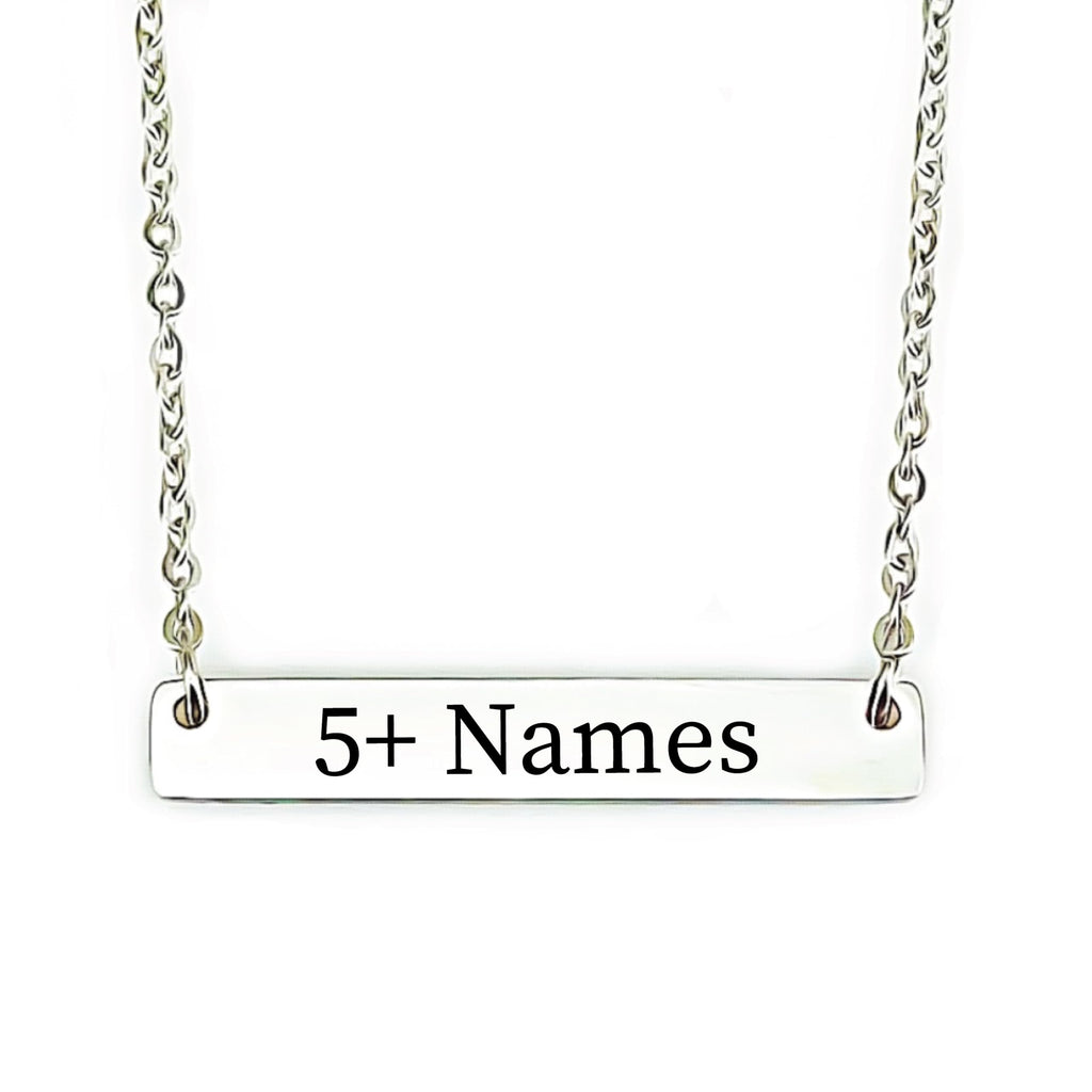 Personalized Jewelry | Personalized Necklace | Mom Necklace | Mom Necklace with Kids Names | Monogram & Name Necklaces | Kid Name Necklace | 5+ Names 5-NAMES-BAR