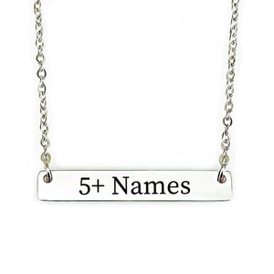 Personalized Jewelry | Personalized Necklace | Mom Necklace | Mom Necklace with Kids Names | Monogram & Name Necklaces | Kid Name Necklace | 5+ Names 5-NAMES-BAR