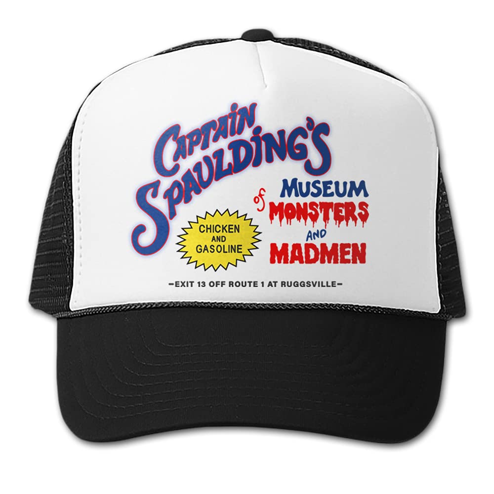 Captain Spaulding Hat - Museum of Monsters and Madmen, Retro Horror Trucker Hat, Fried Chicken and Gasoline, House of 1000 Corpses Shirt