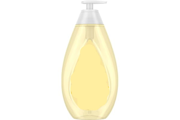 Johnson's Baby bottle on a white background