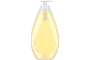 Johnson's Baby bottle on a white background