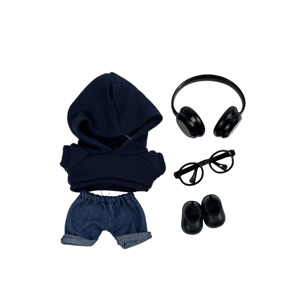 Clothes for 15cm/17cm Labubu ((Doll Not Included)?Trendy Accessory Sets for Dolls ,Cute Accessory for Dolls Dress up Unique Style(Cool-1 )