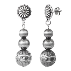 Western Earrings for Women Cowgirl Boho Faux Navajo Pearls Native American Jewelry Accessories Dangle Drop Earrings