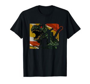 Mademark x MTV - MTV Logo Monster will Eat You Vintage Graphic Men & Women T-Shirt