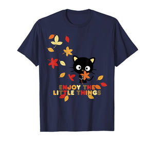 Chococat Enjoy The Little Things Fall Leaves T-Shirt