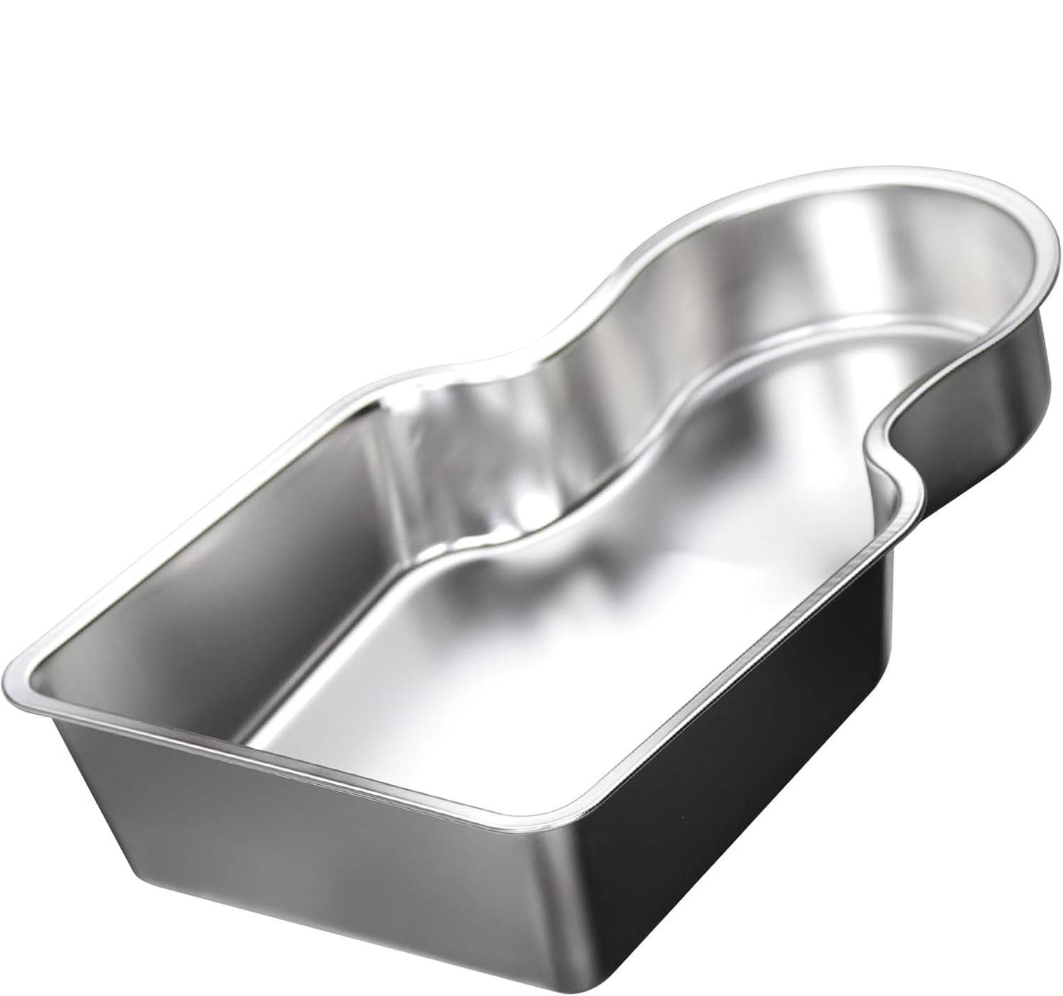 Stainless steel dog water bowl with '304 Stainless Steel' and 'Drinking Water is Healthier' text on a white background.