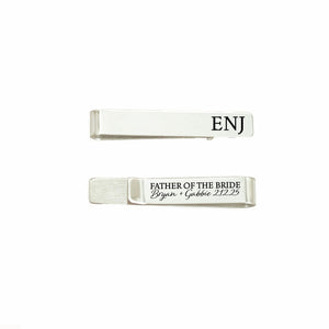 Personalized Father of the Bride Gift Father Of The Bride Tie Clip Father of the Brides Parent Gift Personalized Father of Bride Tie Clip FATHER-BRIDE-TIE