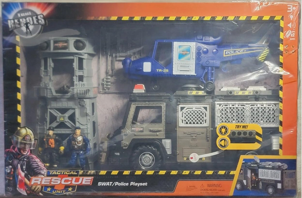 True Heroes Special Weapons and Tactics Police Playset