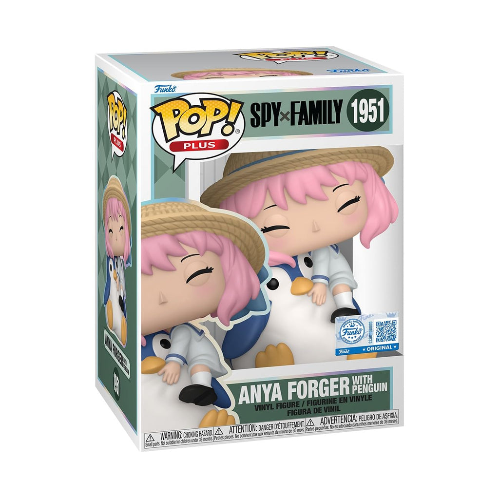 Funko Pop! Plus: SPY x Family - Anya Forger with Penguin - Collectable Vinyl Figure - Gift Idea - Official Merchandise - Toys for Kids & Adults - Anime Fans - Figure for Collectors