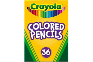 Crayola Colored Pencils (36ct), Kids Pencil Set, Pre-Sharpened Coloring Book Pencils for Kids & Adults, Arts & Crafts Supplies, Ages 3+
