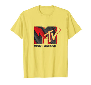Mademark x MTV - Official MTV Red, Grey and Black Hard Rock Music Television T-Shirt