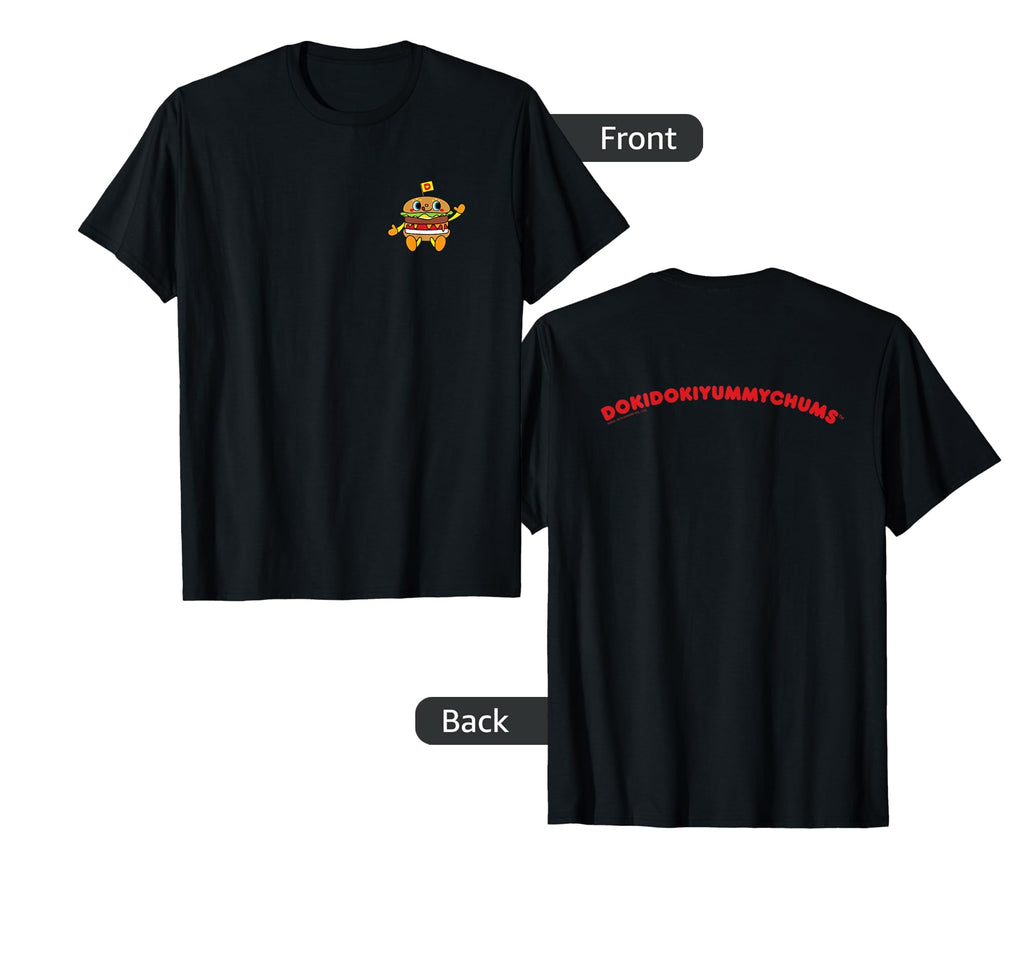 Sanrio Dokidoki Yummychums Front and Back Logo Tee Shirt T-Shirt