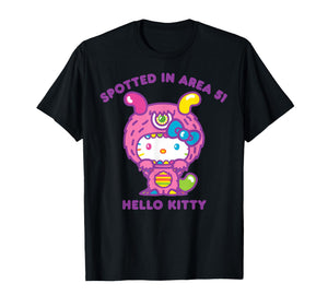 Hello Kitty Spotted in Area 51 Alien Sighting T-Shirt