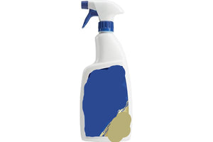 30 Seconds mold and mildew stain remover spray bottle on a white background