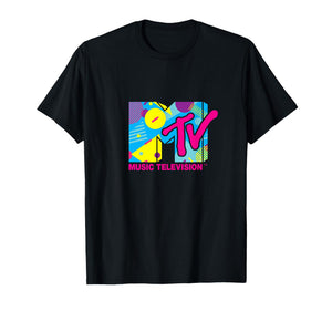Mademark x MTV - MTV Logo Retro 1980s Spring Break Retro T-Shirt
