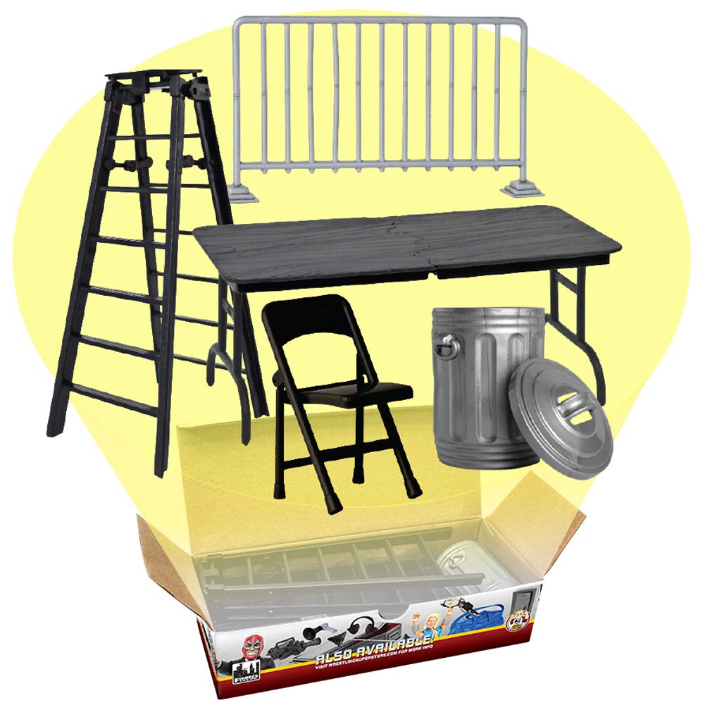 Set of 5 Wrestling Prop Accessories for Wrestling Action Figures