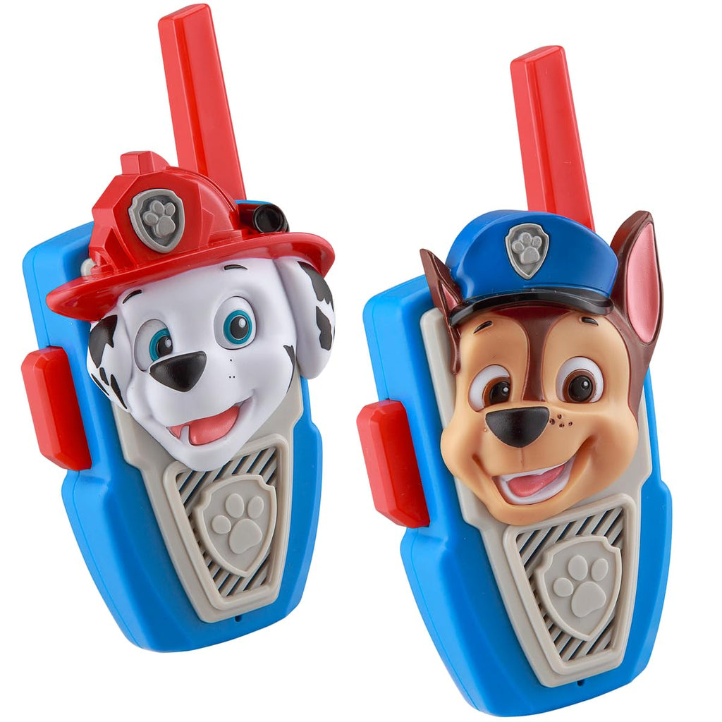 eKids Paw Patrol Toy Walkie Talkies for Kids, Static Free and Extended Range Indoor and Outdoor Toys for Kids and Fans of Paw Patrol Toys