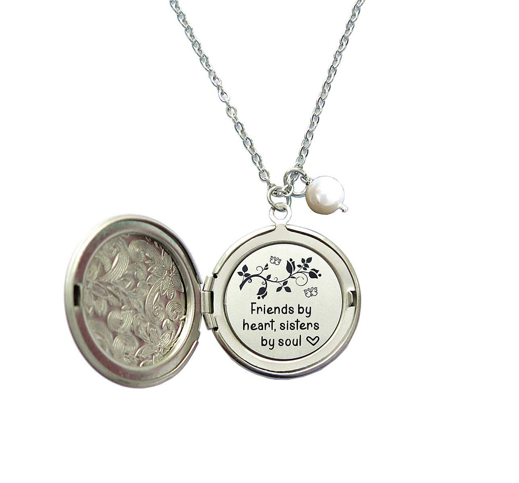 Unbiological sister jewelry Soul Sisters gift long locket necklace,bridal party present,moving away Besties gift,Sister in law,bridesmaid gift