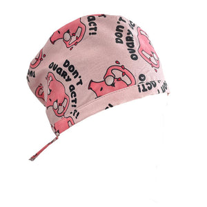 Unisex Medical Scrub Cap - Don't Ovary Act - Ponytail Scrub Hat for Women, Doctors, Nurses