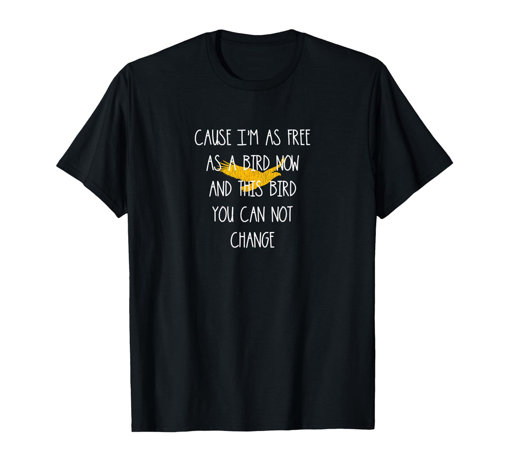 LyricLyfe Shirt Free Bird Ronnie Van ZANT & Allen L. Collins T-Shirt