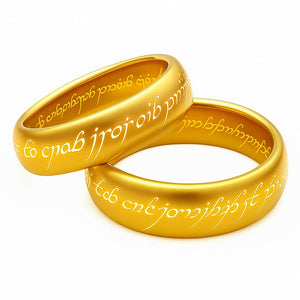 TimJeweler Elvish Ring Glow In The Dark