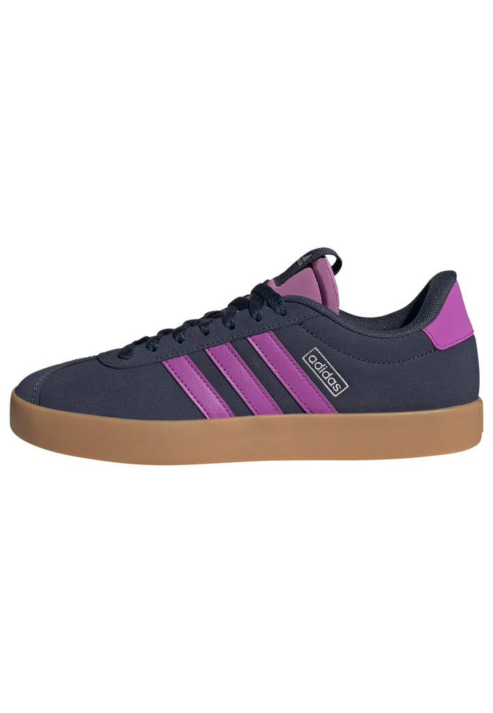 Adidas Women's VL Court 3.0, Shadow Navy/Purple Burst/Silver Metallic, 7.5