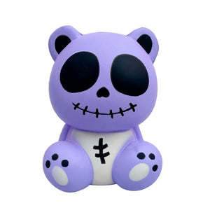 Horror Voodoo Bear Squishies Toy Cute Dolls Stress Relief Slow Rising Soft Squeeze Toys for Kids Halloween Christmas Thanksgiving Birthday Gift Collect,Purple