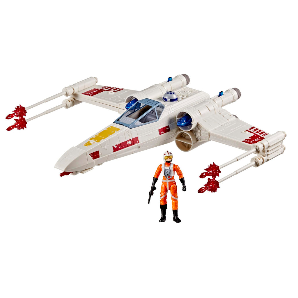 STAR WARS Epic World of Action Luke Skywalker's Force Strike X-Wing, 4-Inch Scale Action Figure & Vehicle, Toys for Boys & Girls Ages 4+