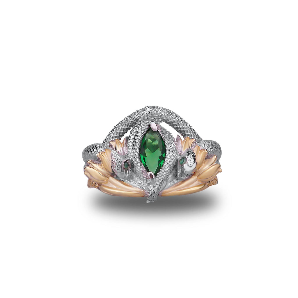 Argorn Ring, Ring Of Barahir, King Elessar Ring Sterling Silver, King of Gondor, Lord Of The Rings, Unique Gift for Lotr lovers