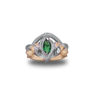 Argorn Ring, Ring Of Barahir, King Elessar Ring Sterling Silver, King of Gondor, Lord Of The Rings, Unique Gift for Lotr lovers