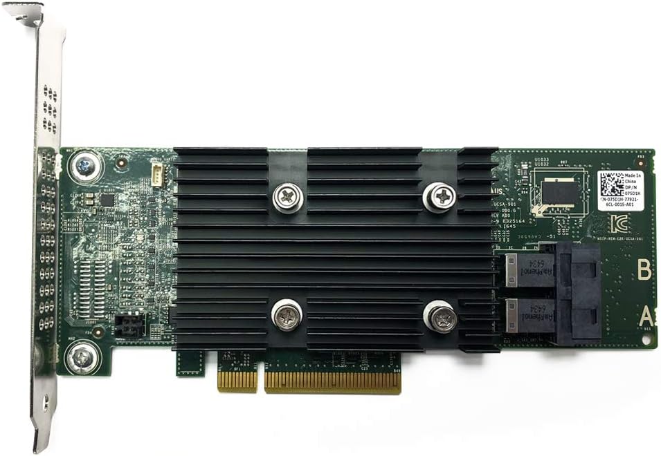 03XK31 - Dell PERC H730 Dual-Ports SATA 6Gb/s / SAS 12Gb/s PCI-Express 3.0 x8 Low Profile 0 1 5 6 10 50 60 RAID Controller