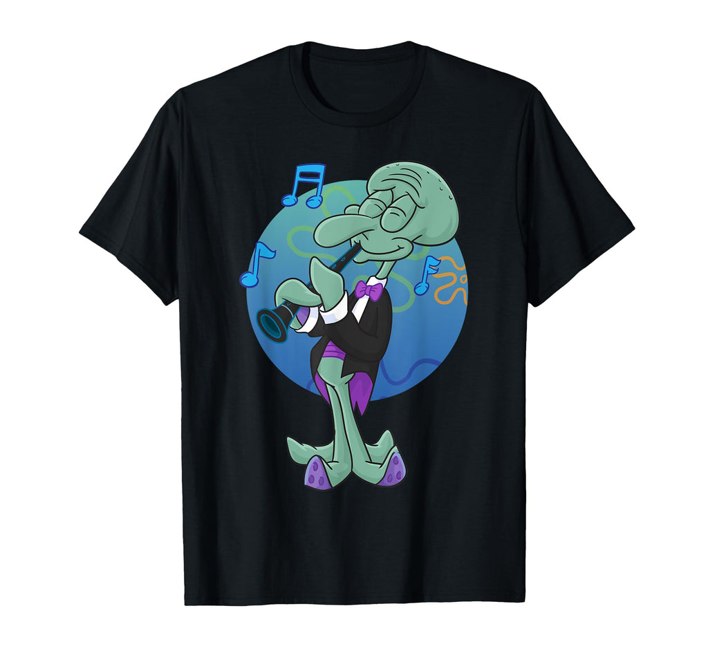 Mademark x SpongeBob SquarePants - Squidwards Playing "Clarry" The Clarinet T-Shirt