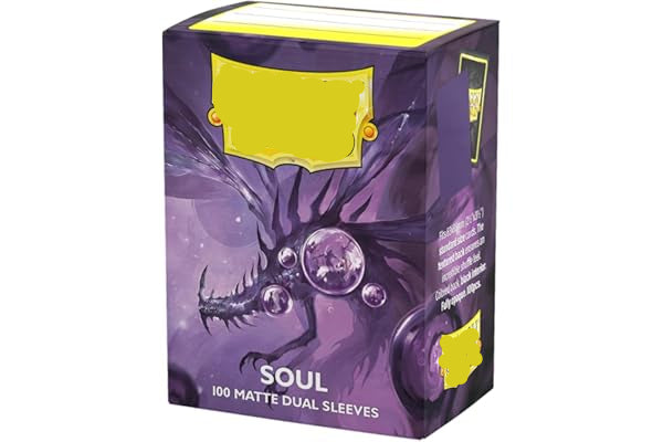 Dragon Shield packaging with a purple dragon design on a white background